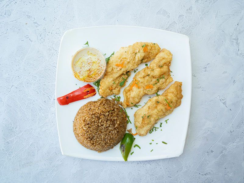 Fried Fish and Rice
