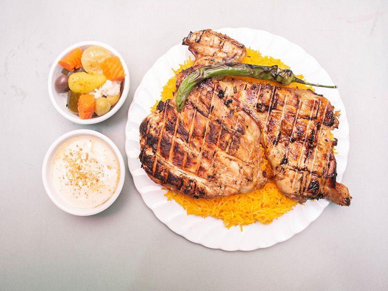 Half Grilled Chicken Meal