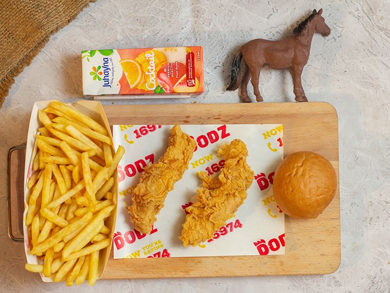 2 Pieces Crispy Chicken Strips Kids Meal