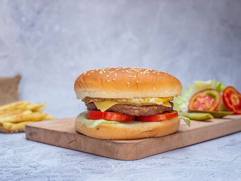 Mix Meat Burger Sandwich
