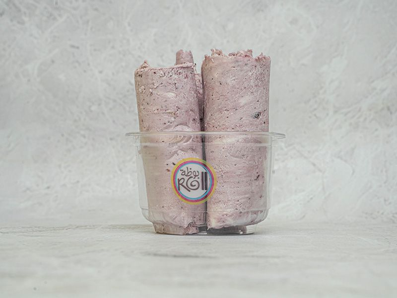 Blueberry Ice Cream Roll