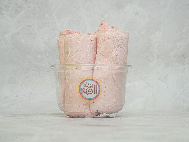 Strawberry Ice Cream Roll