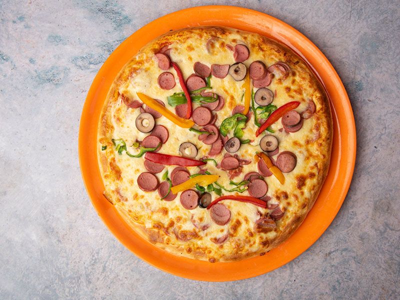 Oriental Sausage Pizza