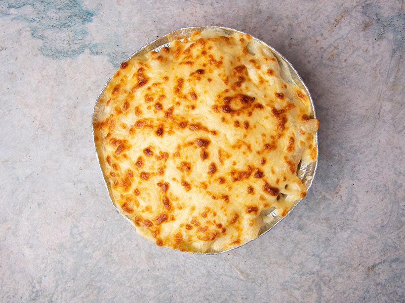 Meat With Mozzarella Cheese Casserole