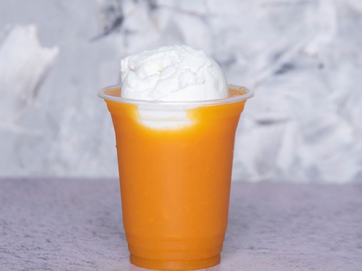 Mango With Ice Cream Juice
