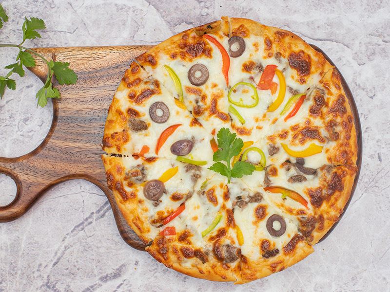 Oriental Sausage Pizza