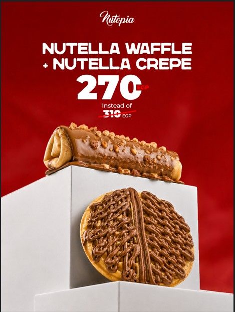 1 Waffle + Crepe Offer