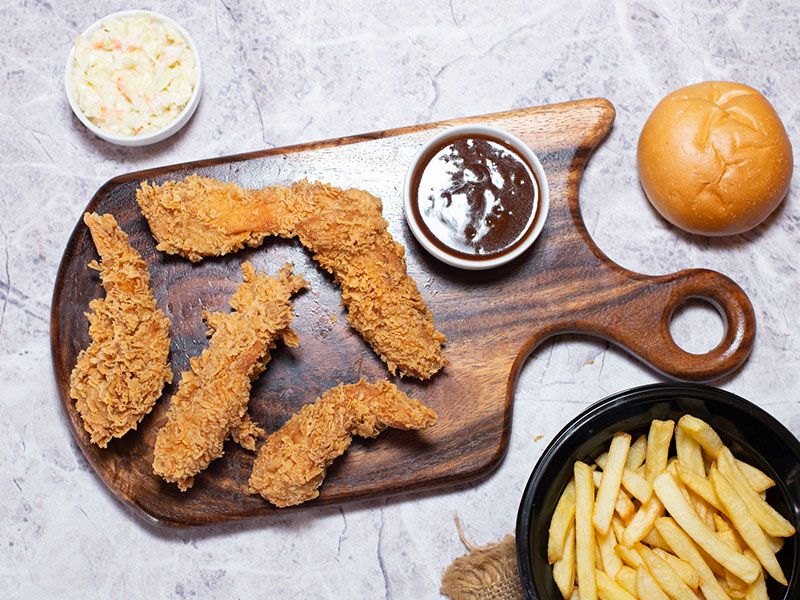 Dinner Chicken Strips Meal