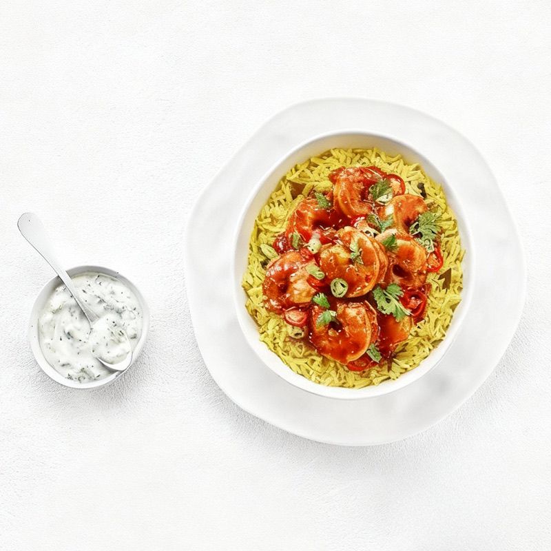 Chili Shrimp Rice Bowl