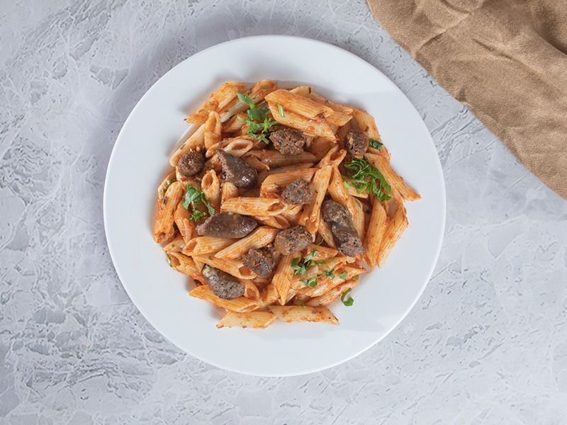 Oriental Sausage Pasta