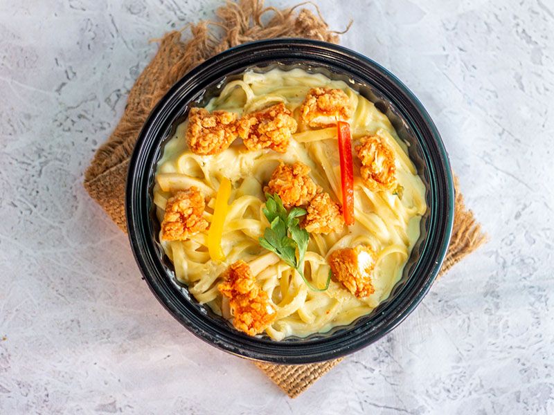 Crunchy Chicken Pasta