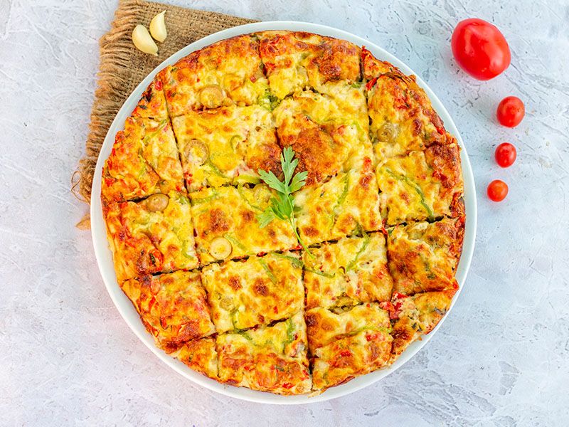 Mix Cheese Oriental Pizza