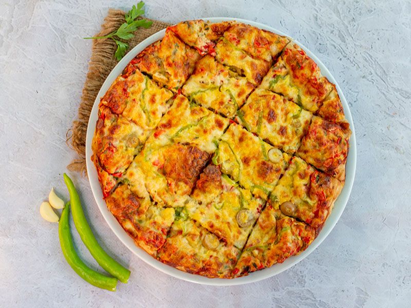 Minced Meat Oriental Pizza