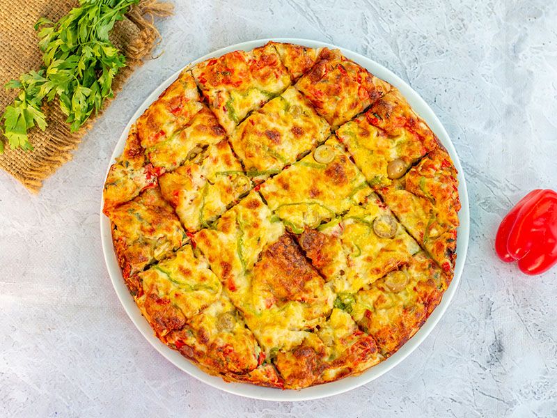 Mushroom Oriental Pizza