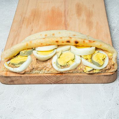 Foul With Eggs Sandwich