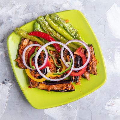 Pickled Eggplant Platter