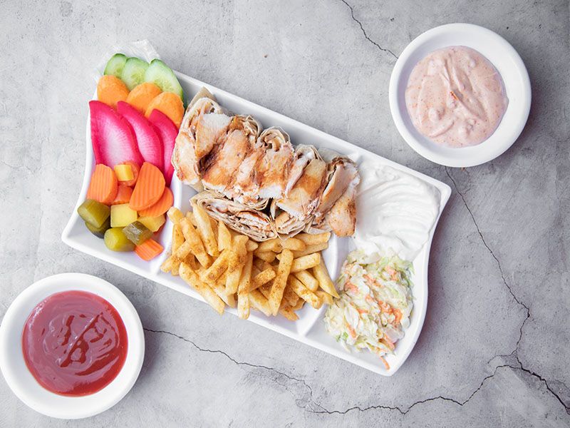 Arabian Chicken Shawerma Meal