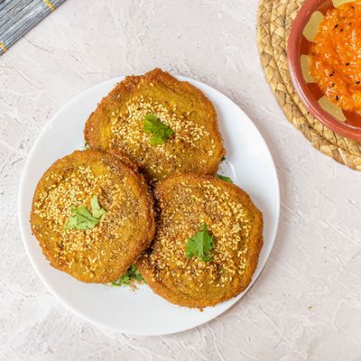 Taameya With Pickled Lemons With Safflower