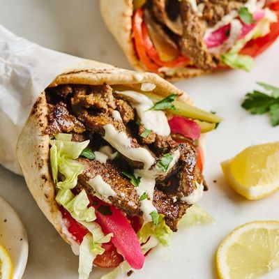 Large Mesabha with shawarma