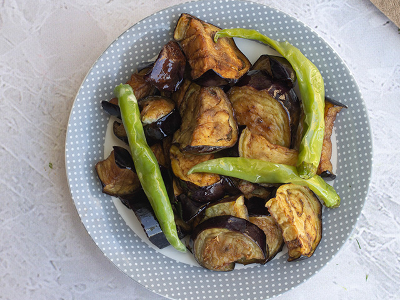 Fried Eggplant Platter
