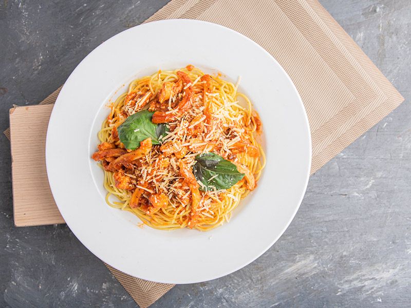 Marinara With Shrimp Pasta