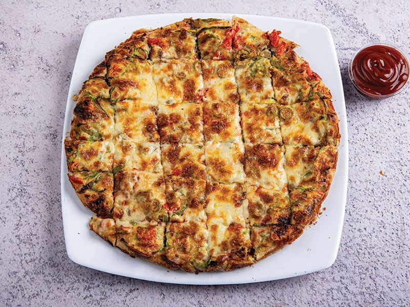 Minced Meat Oriental Pizza