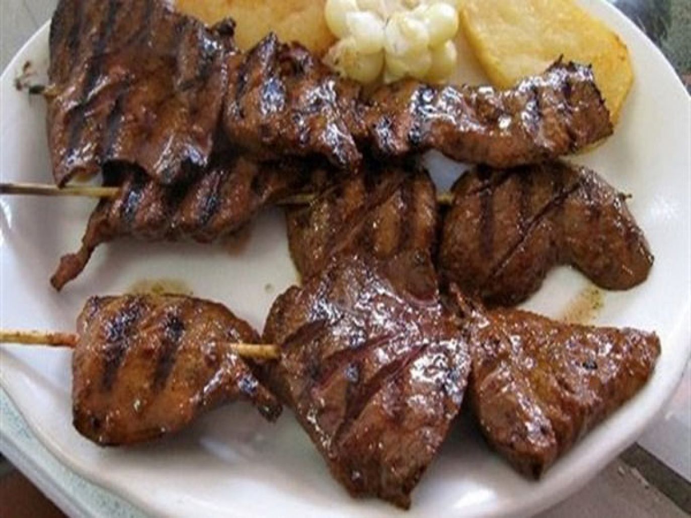 Grilled Liver Platter