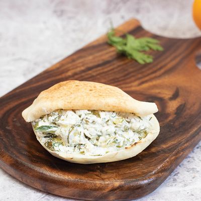 Egg And Quraish Cheese Sandwich