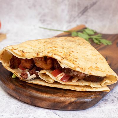 Burger With Pastrami Crepe