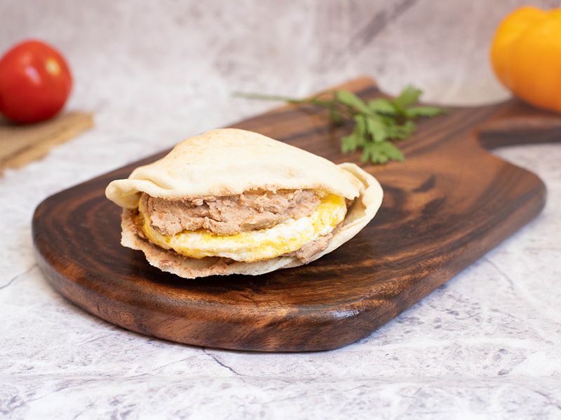 Foul With Omelette Sandwich
