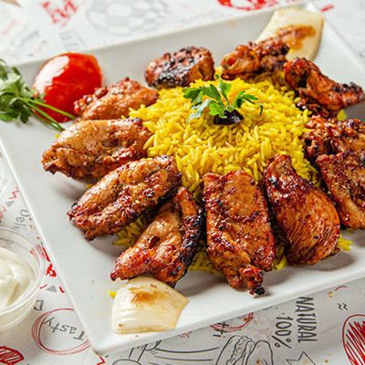 Grilled chicken breasts