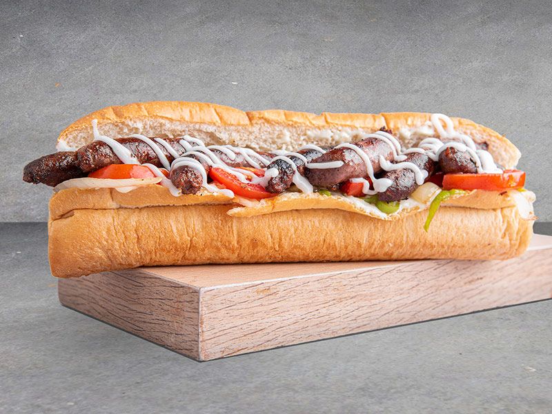 Grilled Sausage Sandwich