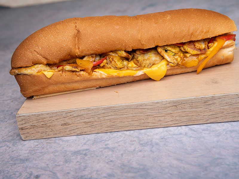 A La Grecque Chicken Sandwich