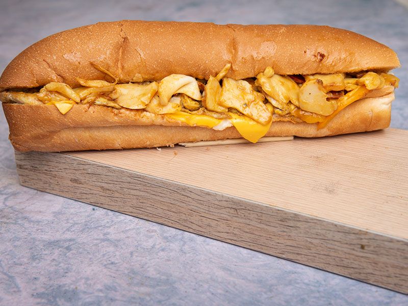 Chicken With Mushroom Sandwich