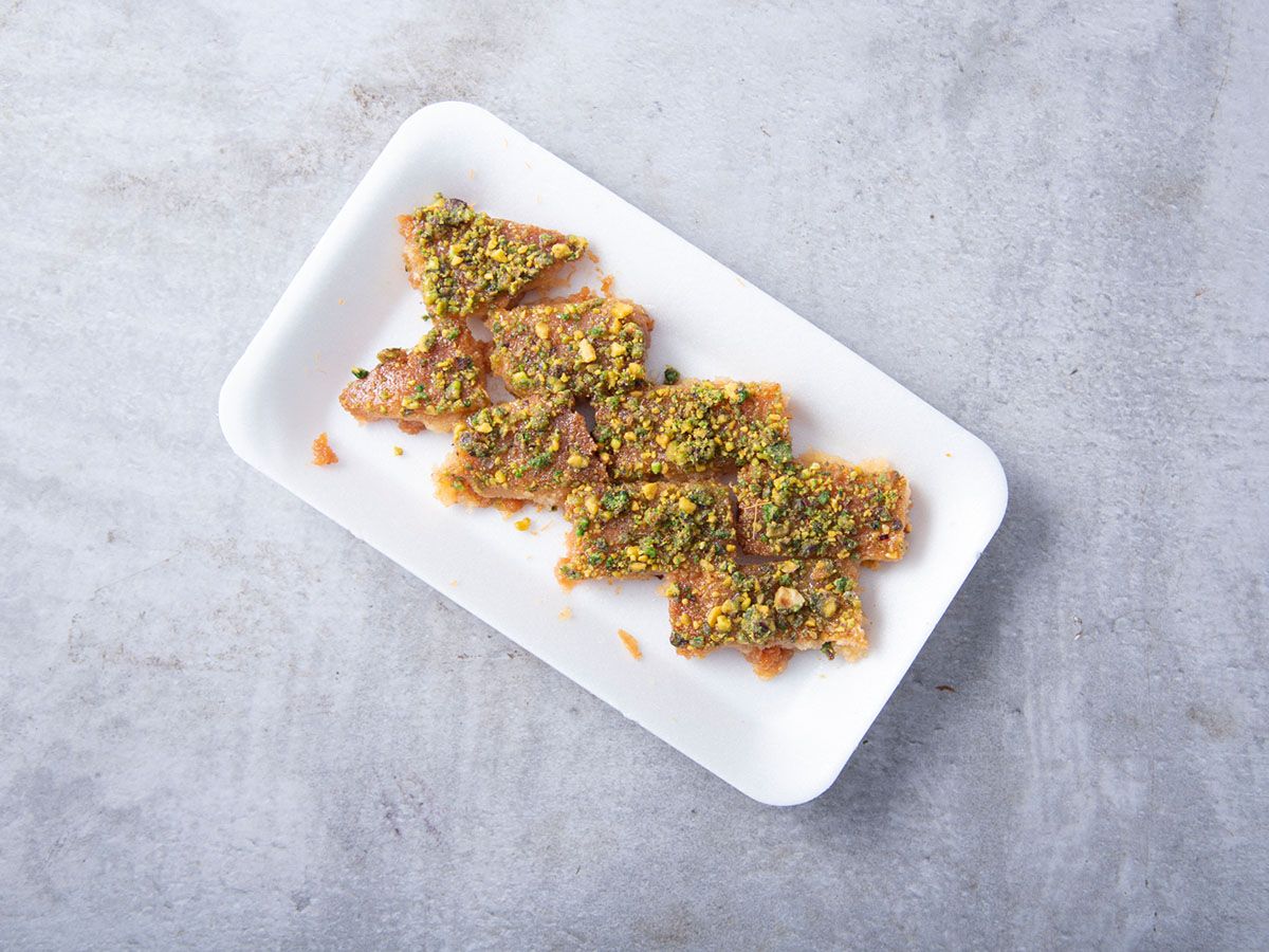 Basbousa With Pistachio