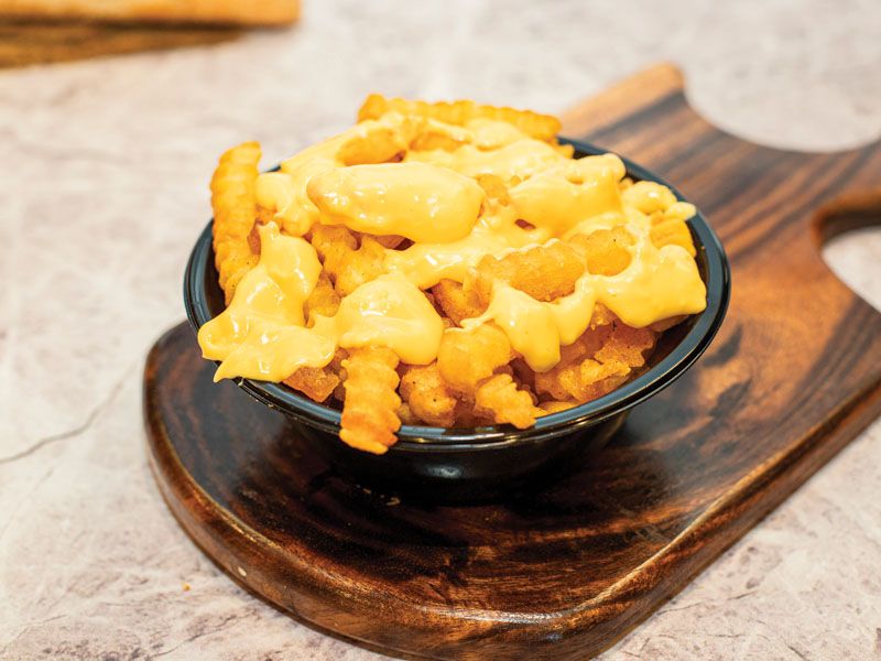 Cheddar Sauce Fries