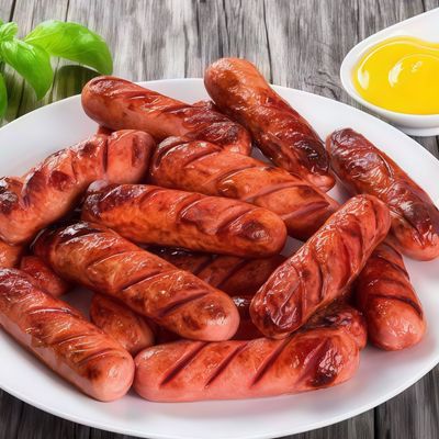 Smoked Oriental Sausage Sandwich
