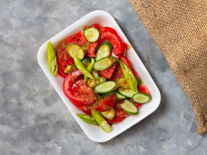 Tomatoes With Mixture