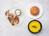 1/4 Grilled chicken thigh