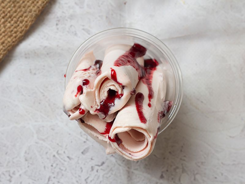 Strawberry Ice Cream Roll
