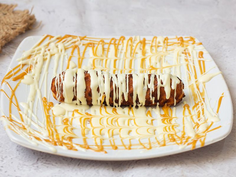 White Chocolate Stick Waffle