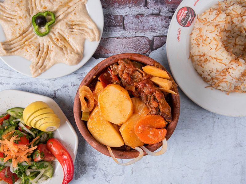 Potatoes With Mutton Meat Casserole