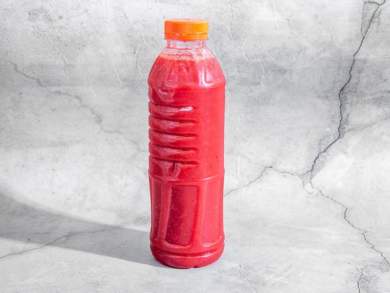 Strawberry Juice Bottle