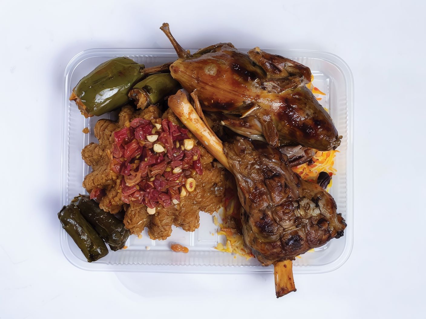 Special Kababji Dish 1 Lamb Shank with Pigeon