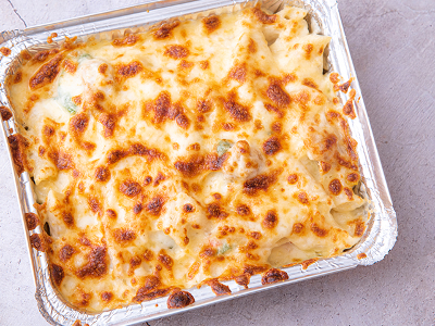 Cheesy Chicken Oven Pasta