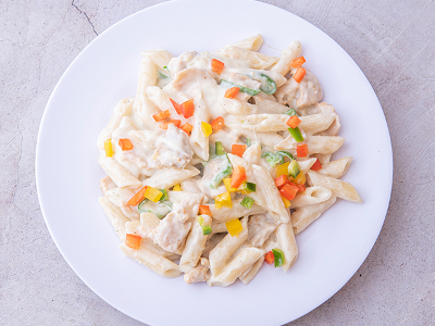 Chicken Pasta With Pink Sauce