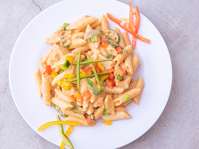 Chicken Pasta With White Sauce