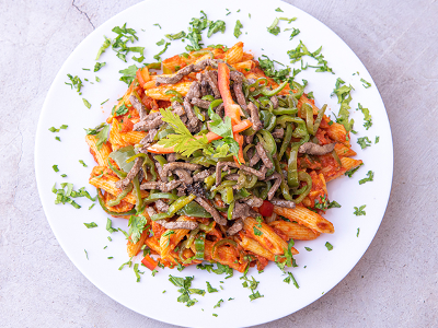 Chicken Pasta With Red Sauce