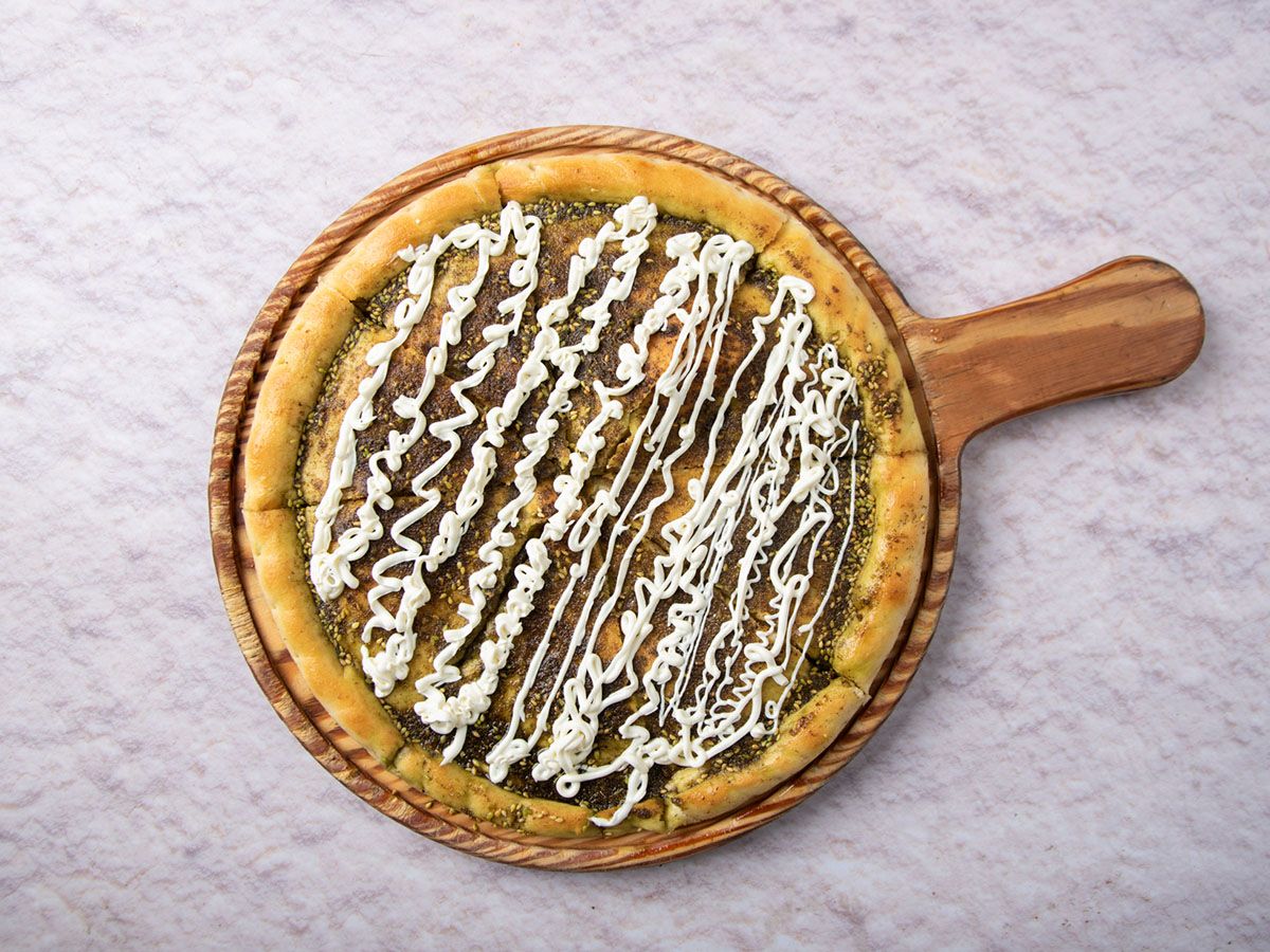 Thyme And Labneh Manoucheh