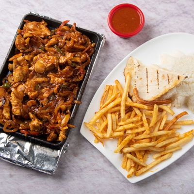 طبق فاهيتا الدجاج